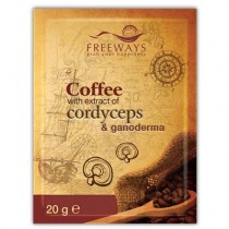 Cafea cu Cordyceps si Ganoderma 1 plic, Freeways